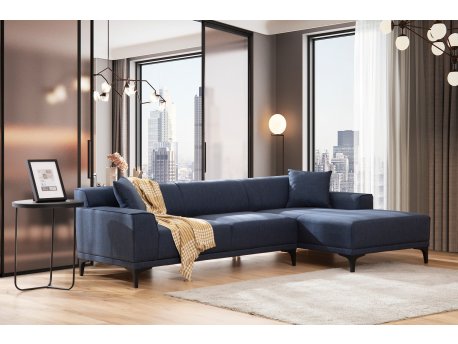Atelier del Sofa Ugaona garnitura Petra R Corner Blue