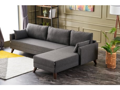 Atelier del Sofa Ugaona garnitura Bella Corner Sofa Right Anthracite