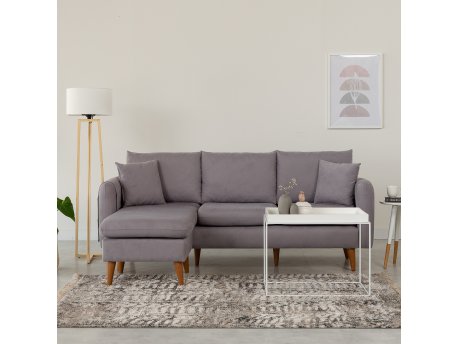 Atelier del Sofa Ugaona garnitura Sofia Corner Left Grey