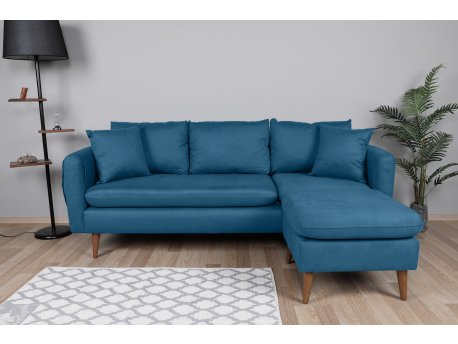 Atelier del Sofa Ugaona garnitura Sofia Corner Right Dark Blue