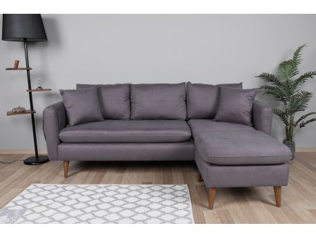 Atelier del Sofa Ugaona garnitura Sofia Corner Right Anthracite