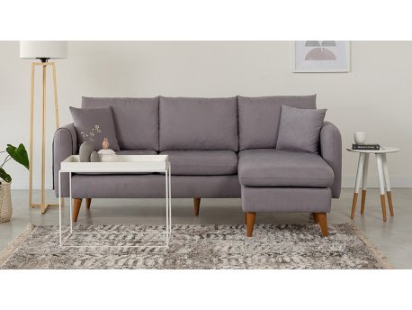Atelier del Sofa Ugaona garnitura Sofia Corner Right Grey