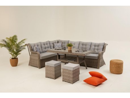 HANAH HOME Baštenski set Vivaldi - Grey