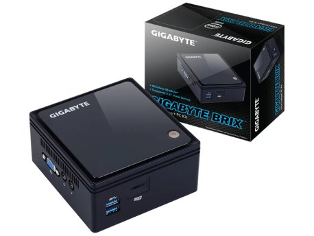 GIGABYTE GB-BACE-3160 BRIX Mini PC Intel Celeron J3160 1.6GHz (2.24GHz) 8GB 512GB