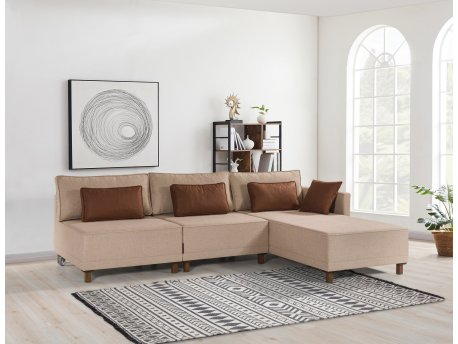 Atelier del Sofa Ugaona garnitura Matris Right Brown