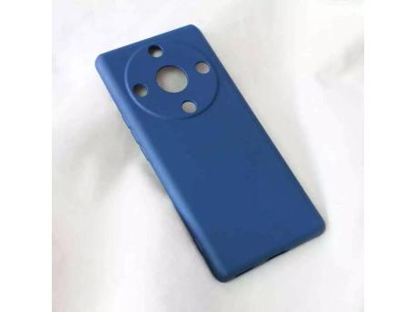 TERACELL Maska Soft Velvet za Honor Magic 5 Lite tamno plava