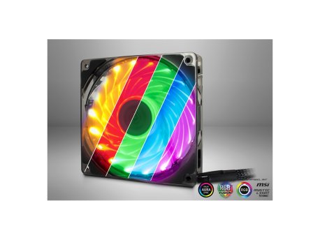 INTER TECH Fan L-12025 Aura 120mm LED RGB