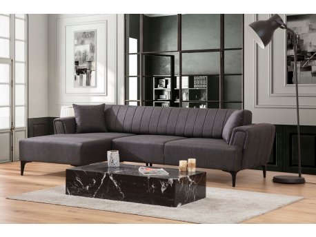 Atelier del Sofa Ugaona garnitura Hamlet Left Dark Grey