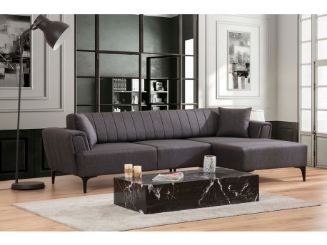 Atelier del Sofa Ugaona garnitura Hamlet Right Dark Grey
