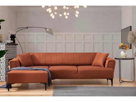 Atelier del Sofa Ugaona garnitura Hamlet Left Tile Red