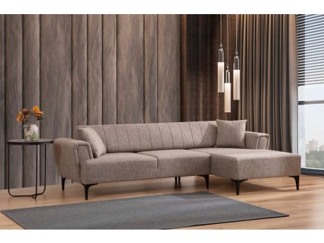 Atelier del Sofa Ugaona garnitura Hamlet Right Light Brown
