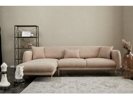Atelier del Sofa Ugaona garnitura Simena Left Beige