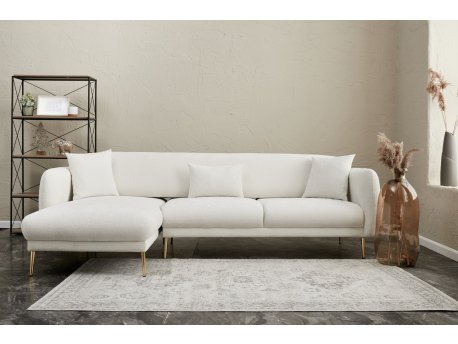 Atelier del Sofa Ugaona garnitura Simena Left Cream