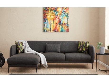 Atelier del Sofa Ugaona garnitura Venus L Anthracite
