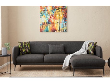 Atelier del Sofa Ugaona garnitura Venus R Anthracite