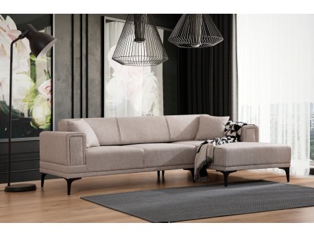Atelier del Sofa Ugaona garnitura Horizon Right Light Brown