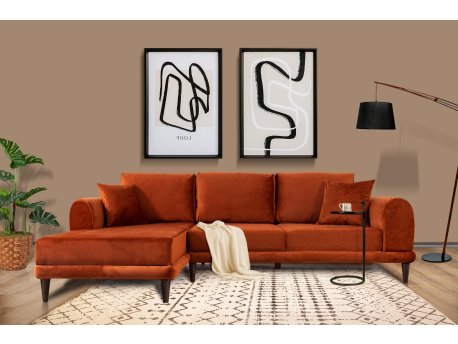 Atelier del Sofa Ugaona garnitura Nero NQ6 182