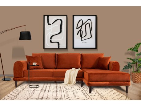 Atelier del Sofa Ugaona garnitura Nero NQ6 183