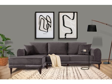 Atelier del Sofa Ugaona garnitura Nero NQ6 184