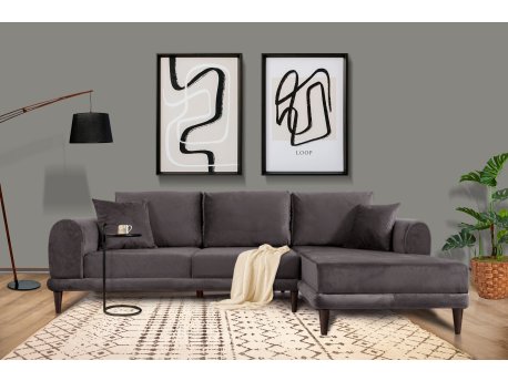 Atelier del Sofa Ugaona garnitura Nero NQ6 185