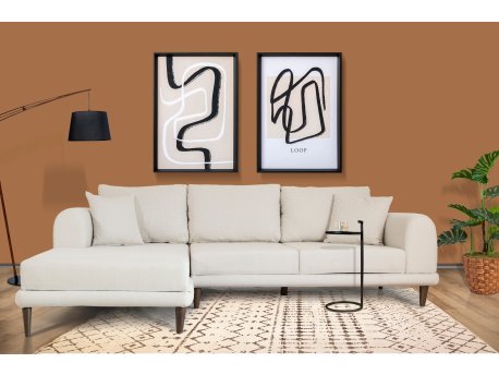 Atelier del Sofa Ugaona garnitura Nero NQ6 187