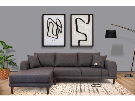 Atelier del Sofa Ugaona garnitura Nero NQ6 188