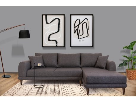 Atelier del Sofa Ugaona garnitura Nero NQ6 189