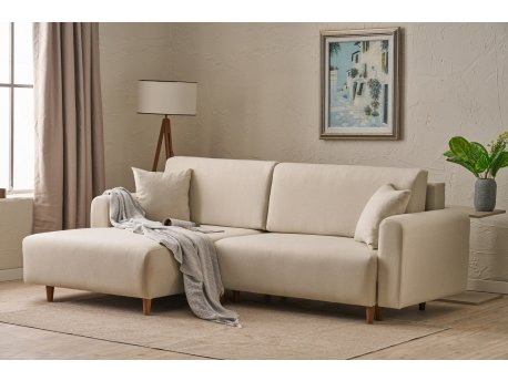 Atelier del Sofa Ugaona garnitura Mane Left Cream