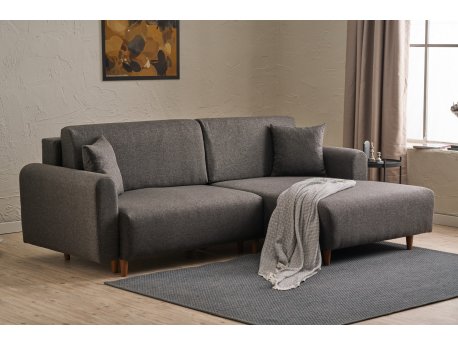 Atelier del Sofa Ugaona garnitura Mane Right Anthracite