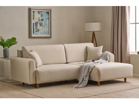 Atelier del Sofa Ugaona garnitura Mane Right Cream