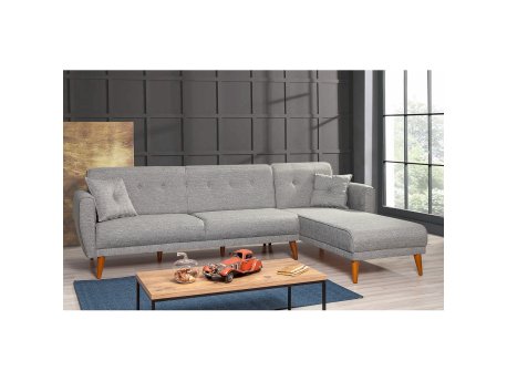 Atelier del Sofa Ugaona garnitura Aria Corner Grey