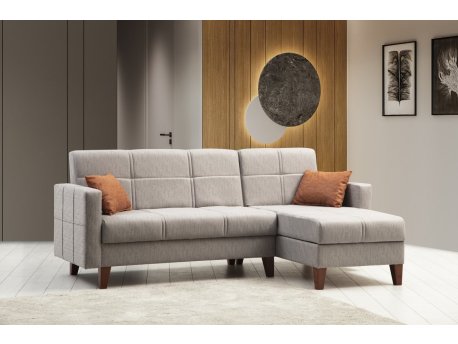 Atelier del Sofa Ugaona garnitura Polya Light Grey