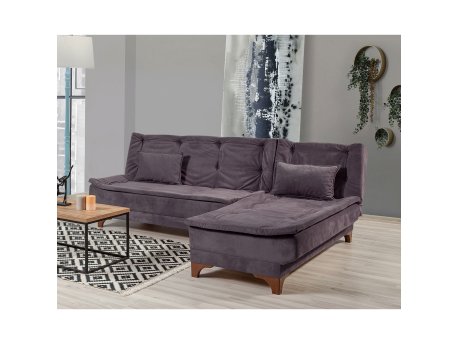 Atelier del Sofa Ugaona garnitura Kelebek Corner Right Anthracite