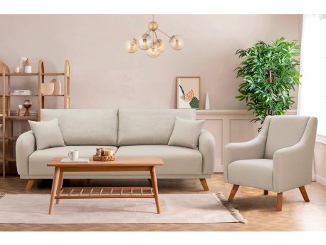 Atelier del Sofa Sofa i fotelja Hera Set Cream