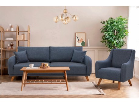 Atelier del Sofa Sofa i fotelja Hera Set Dark Blue