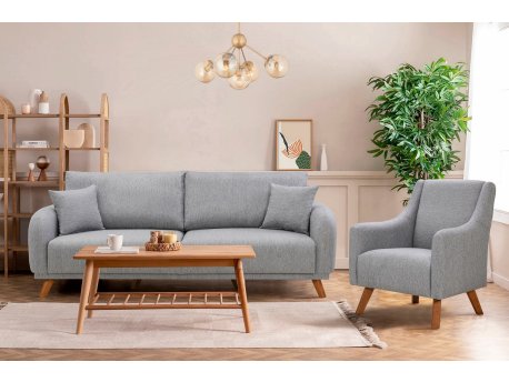 Atelier del Sofa Sofa i fotelja Hera Set Grey