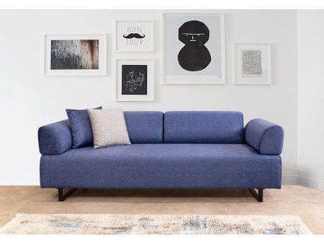 Atelier del Sofa Sofa trosed Infinity with Side Table Blue