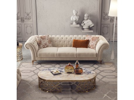 Atelier del Sofa Sofa trosed Bianca