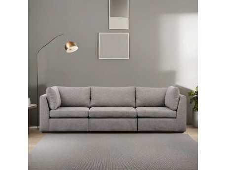 Atelier del Sofa Sofa trosed Mottona 3 Seat Sofa Light Grey