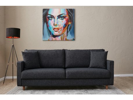 Atelier del Sofa Sofa trosed Eva - Anthracite
