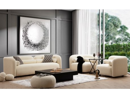 Atelier del Sofa Sofa dvosed Victoria Bouclette Cream