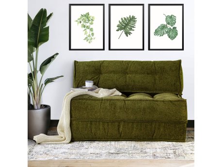 Atelier del Sofa Sofa dvosed Mocca Green