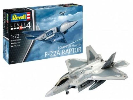 REVELL MAKETA LOCKHEED MARTIN F-22A RAPTOR