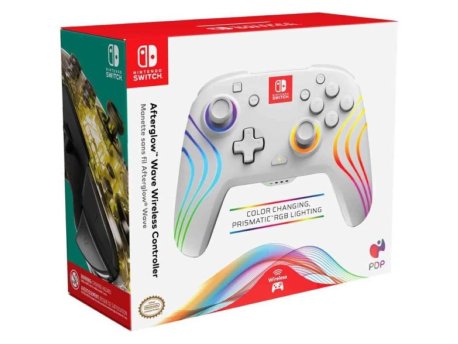 PDP Gamepad Afterglow Wave Wireless White