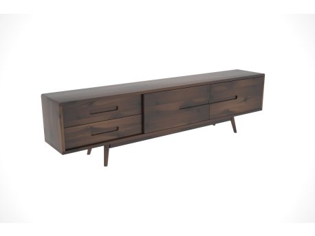 HANAH HOME TV polica Carlo Walnut