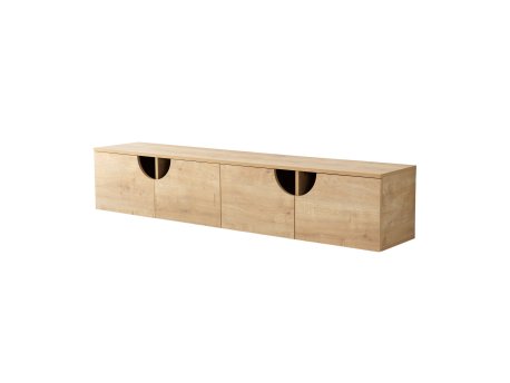 HANAH HOME TV polica Grotte Sapphire Oak