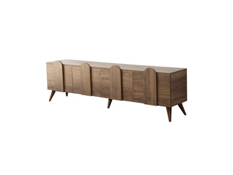 HANAH HOME TV polica New Line Walnut v2