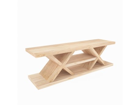 HANAH HOME TV polica Massi Oak