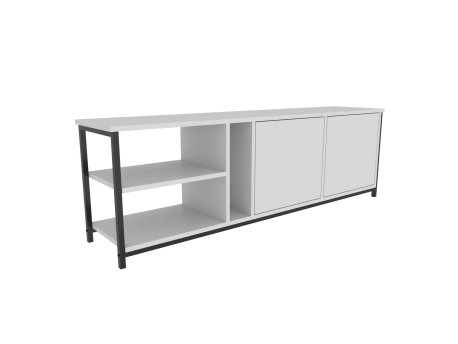 HANAH HOME TV polica Primrose Black White