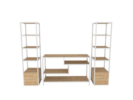 HANAH HOME TV polica Robbins White Oak